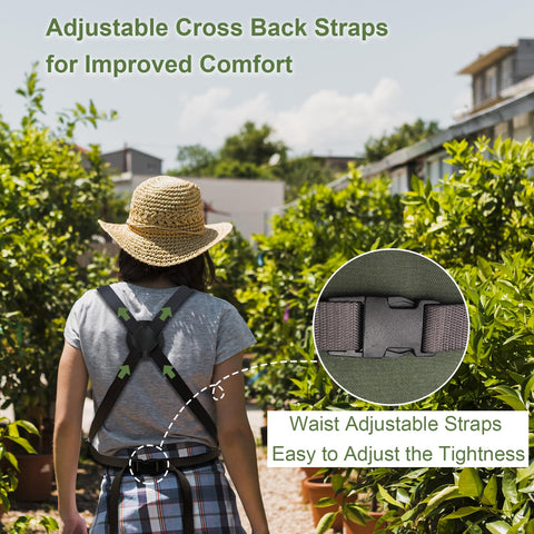 Cover Geny adjustable straps fit larger builds for secure wear.