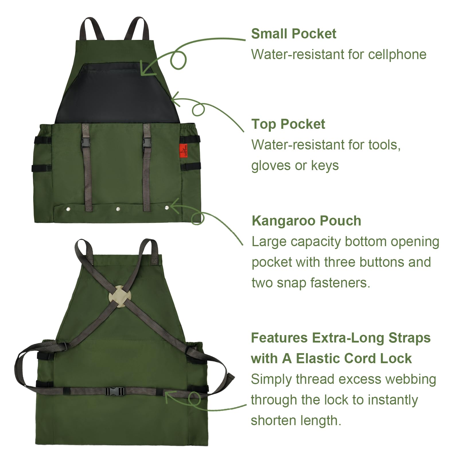 Cover Geny adjustable straps provide a universal, comfortable fit.