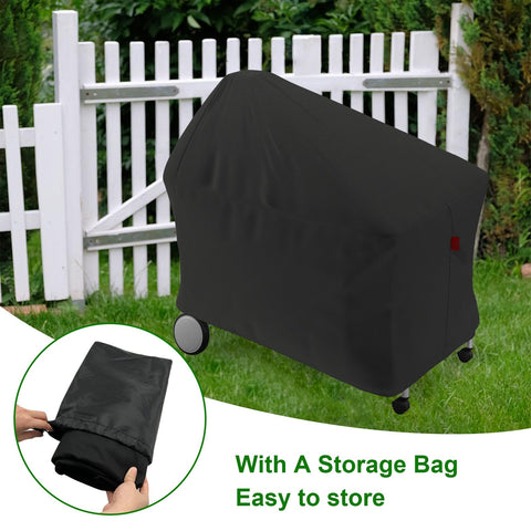 Cover Geny all-season protection for grills with cart setups.