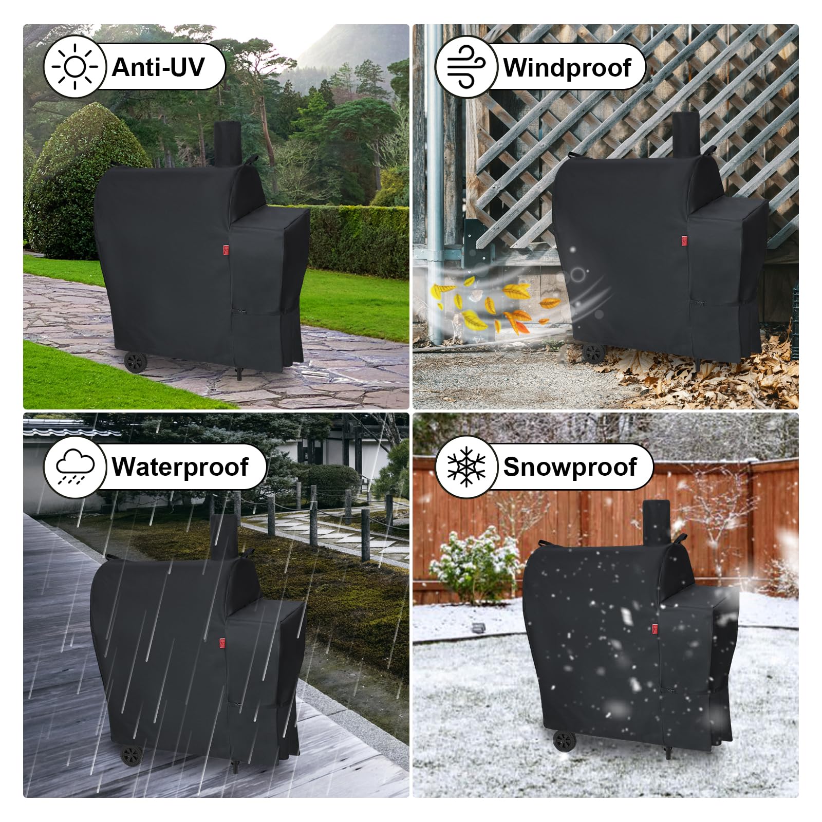 Easy rinse-clean design supports quick maintenance outdoors