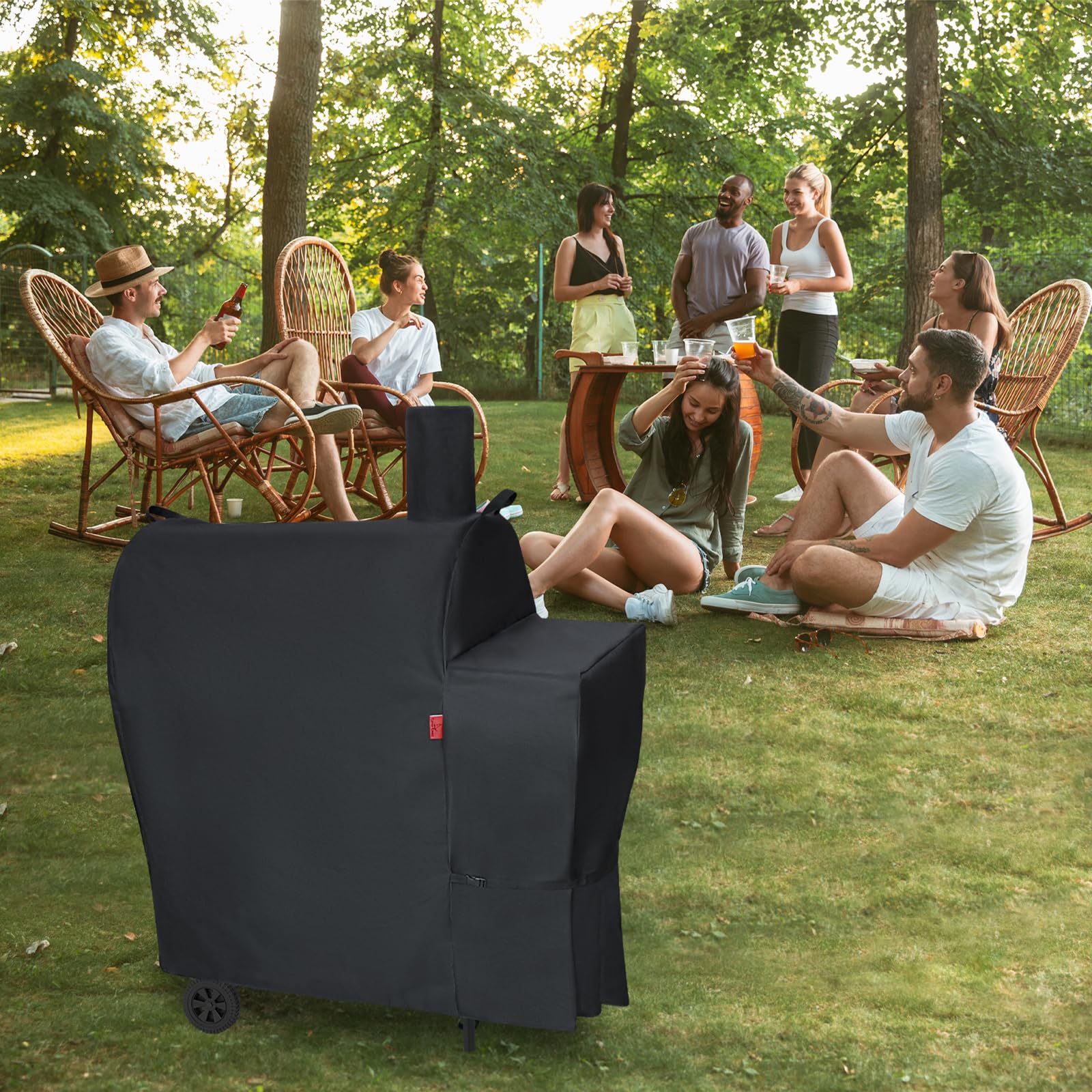 Breathable material reduces condensation under the cover