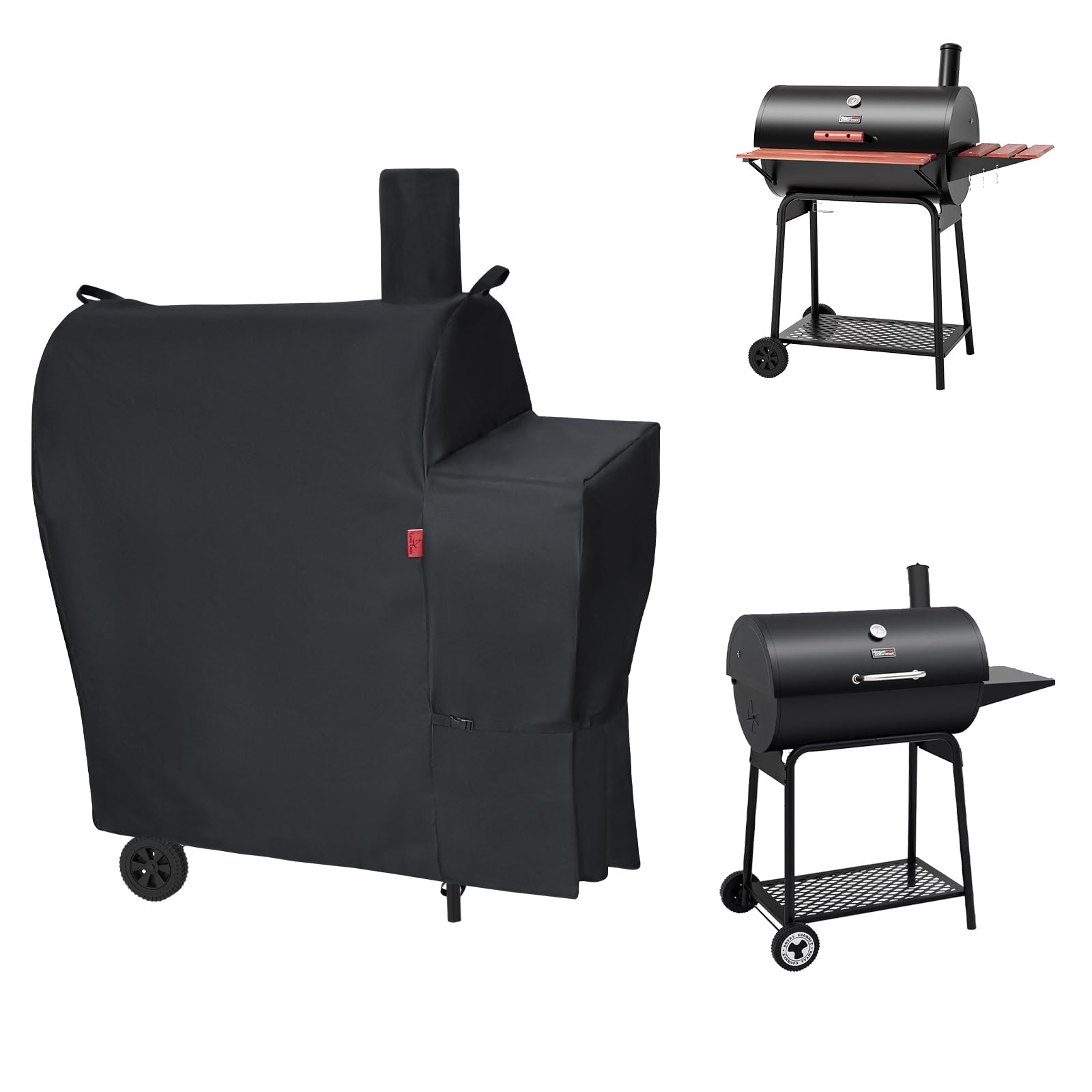 Cover Geny grill cover on Royal Gourmet CC1830 front view for a precise, weather-ready fit