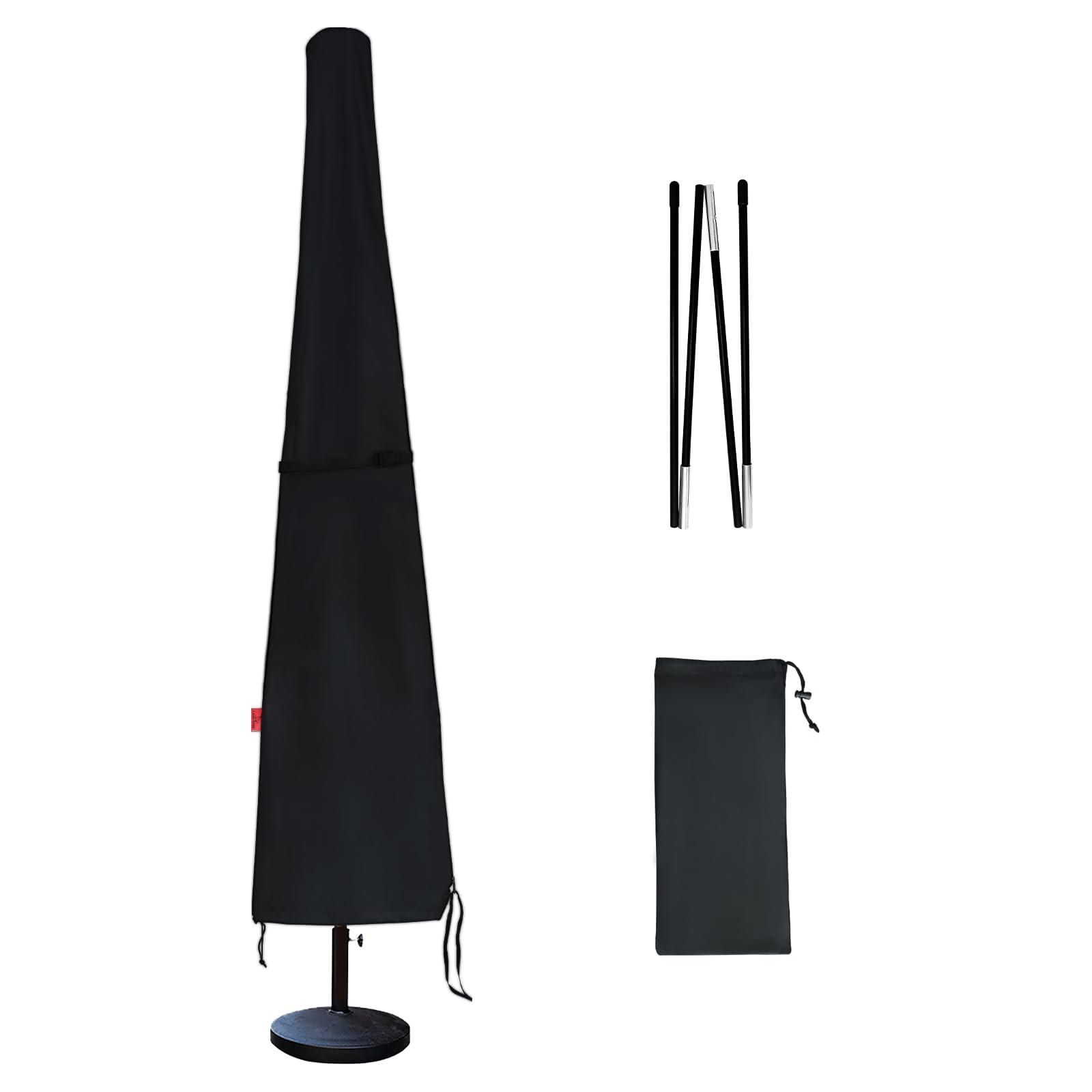 Cover Geny universal fit umbrella cover for 7-10 ft umbrellas protecting from sun and rain