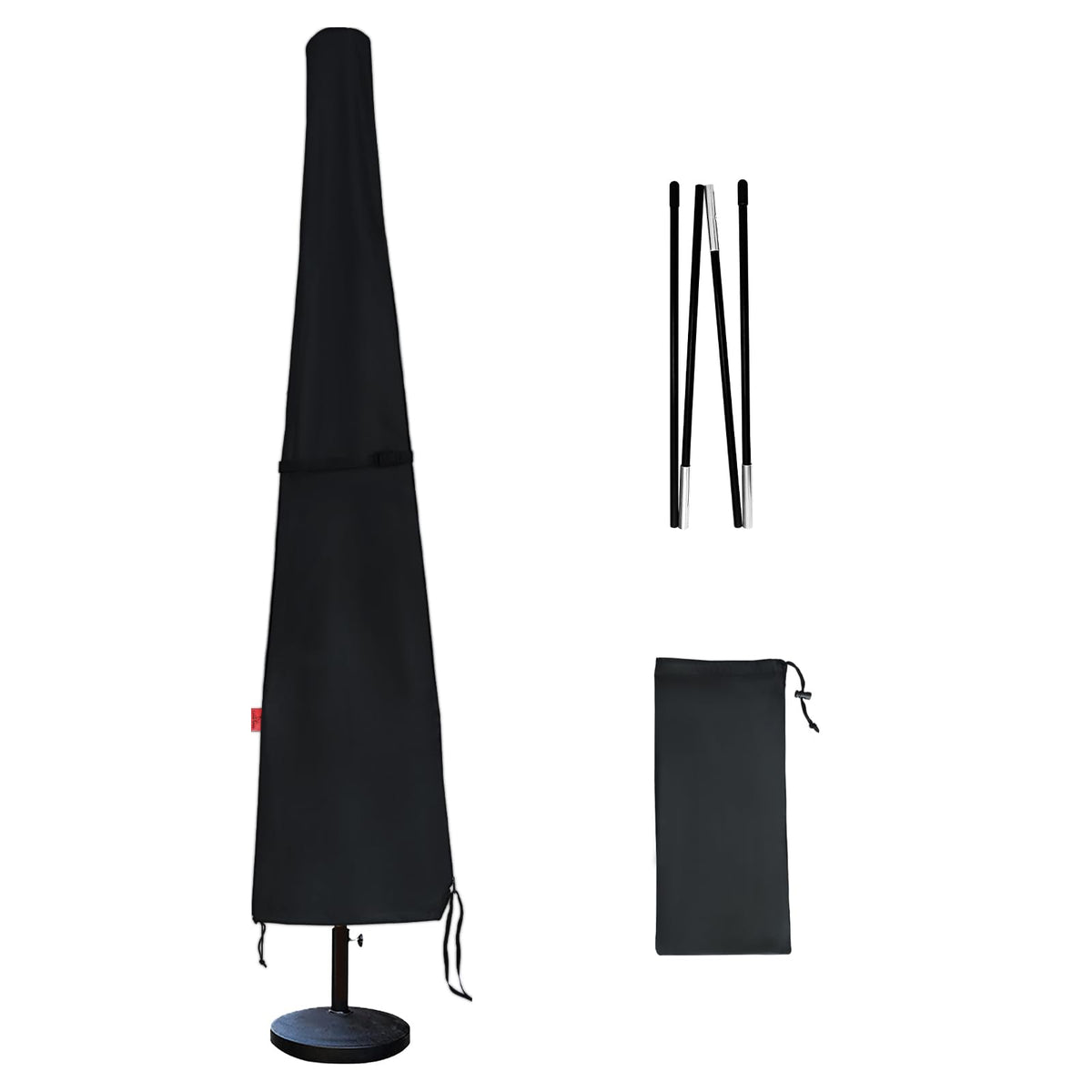 Cover Geny universal fit umbrella cover for 7-10 ft umbrellas protecting from sun and rain