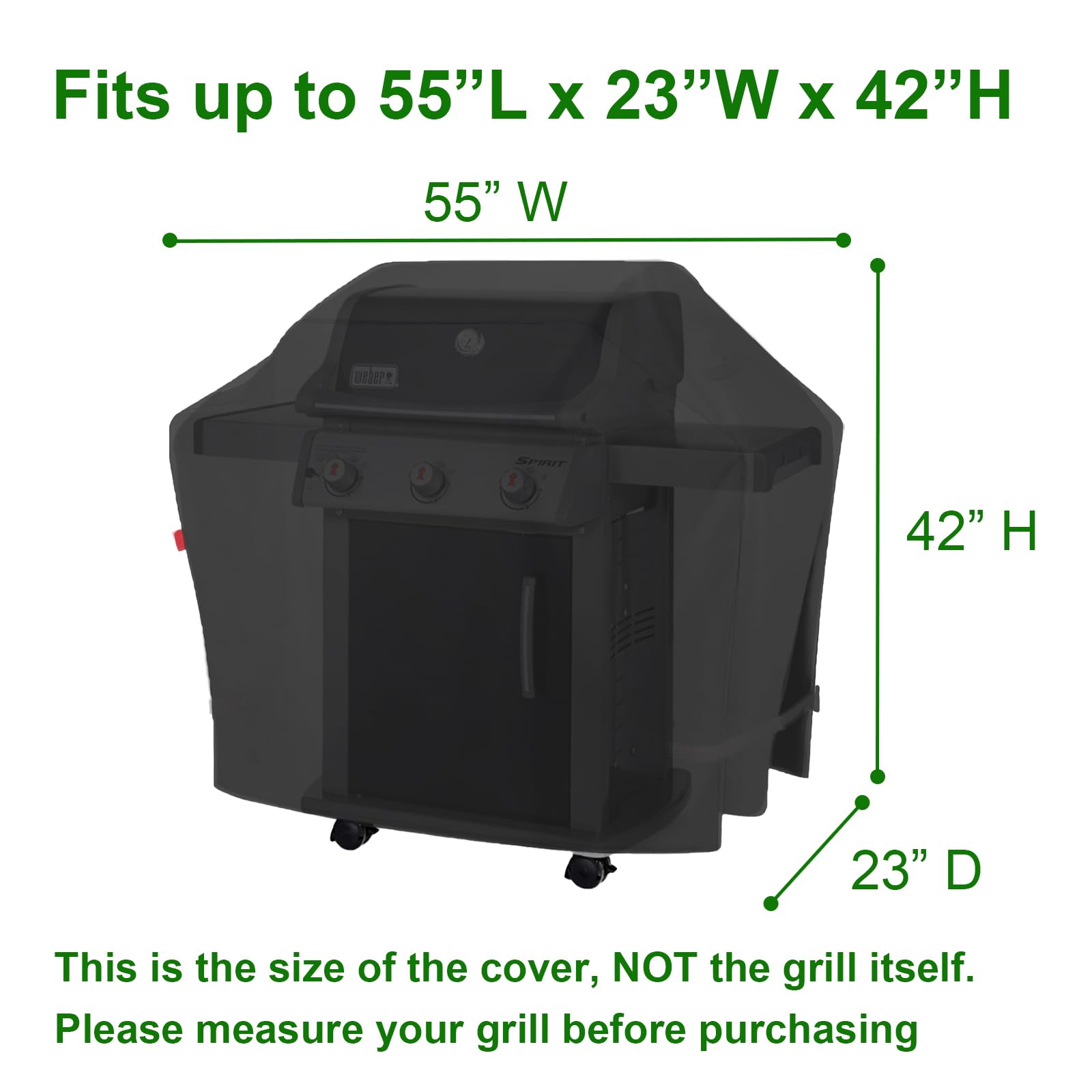 Cover Geny includes a storage bag for neat keeping and transport.