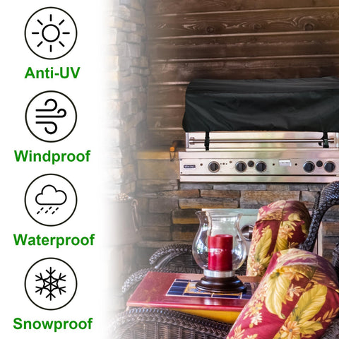 Cover Geny weatherproof grill cover with durable fabric for outdoor grills