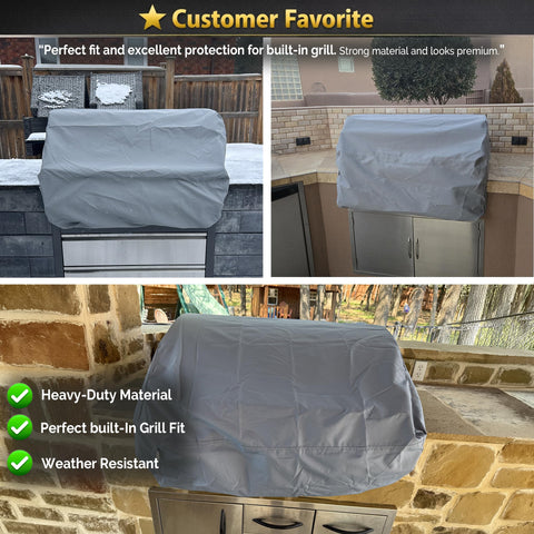 Covers & All built-in grill cover includes 2-year warranty