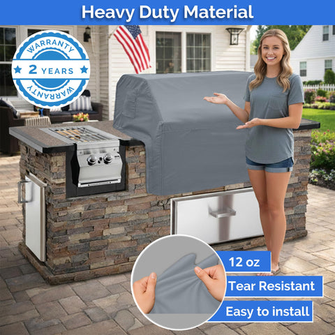 Covers & All built-in grill cover handles enable easy installation