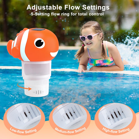 Covfirst adjustable release feature lets you control chlorine distribution without guesswork