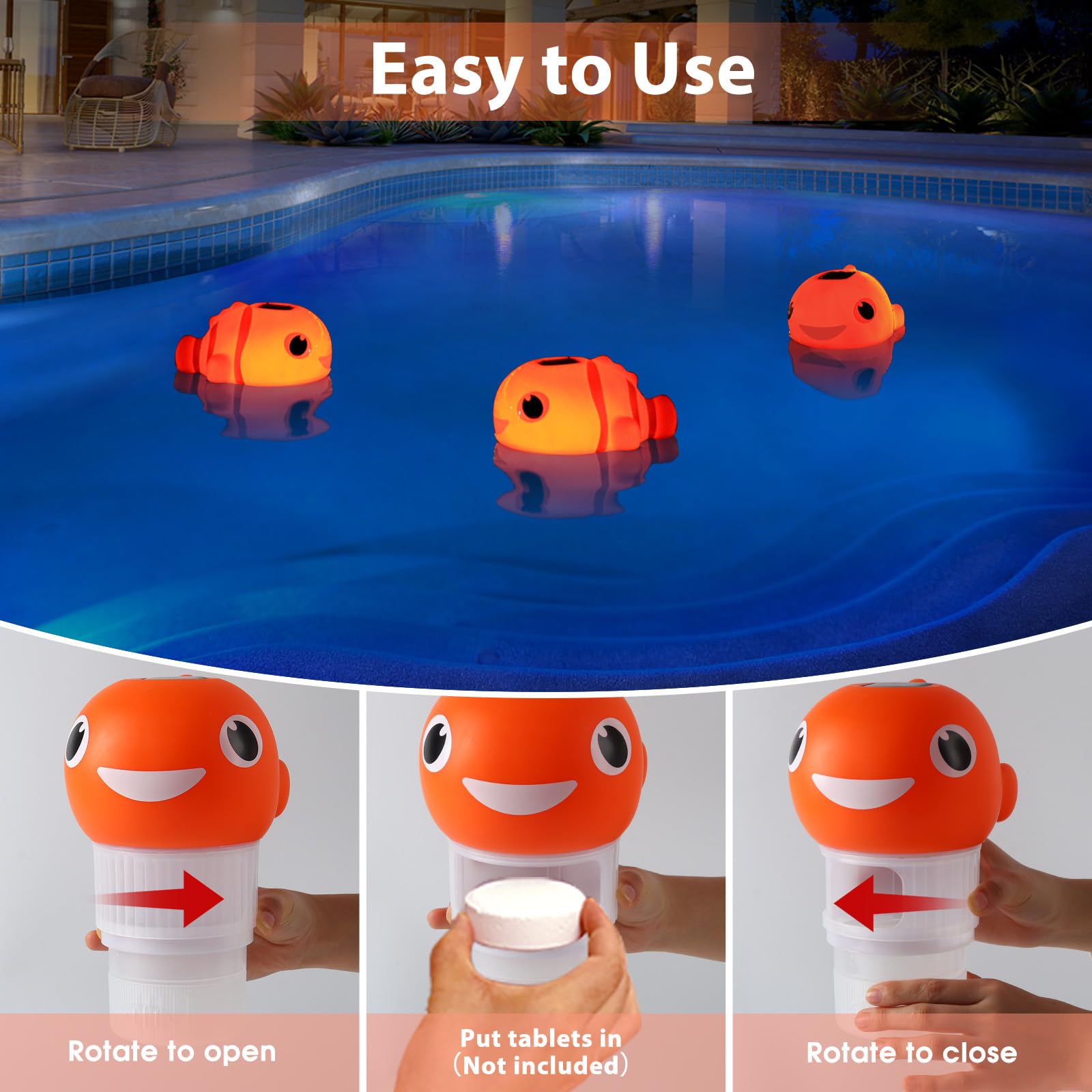 Covfirst floater stays afloat with sealed top preventing sinking during use