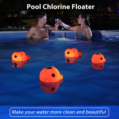 Covfirst chlorine dispenser doubles as a family friendly pool decor piece