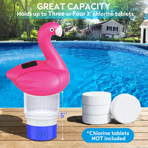 Covfirst flamingo floater made of durable plastic with weatherproof construction.