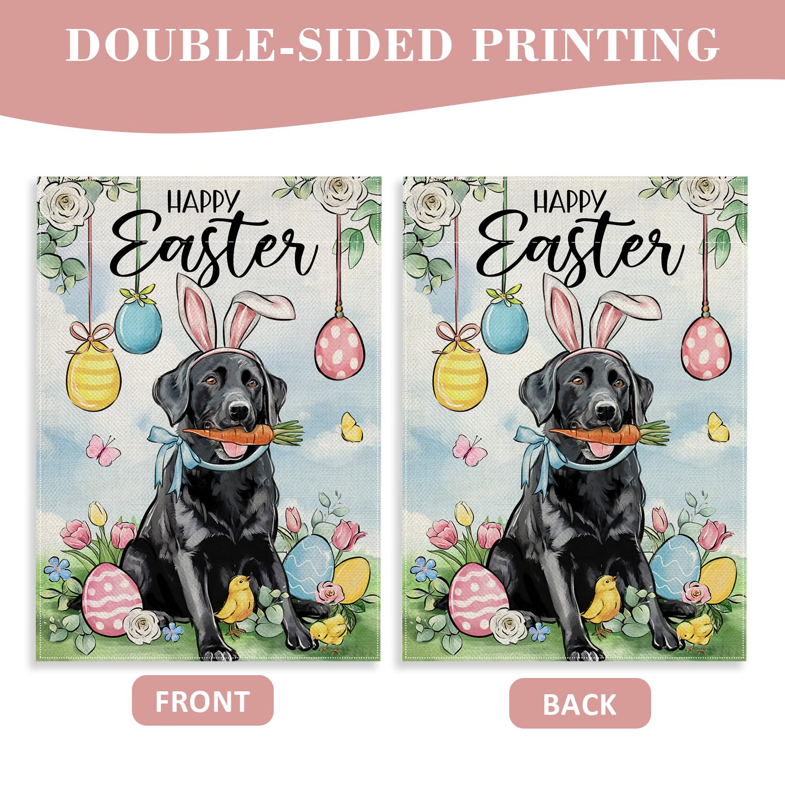 Covido pet lover gift flag celebrates spring and furry friends.