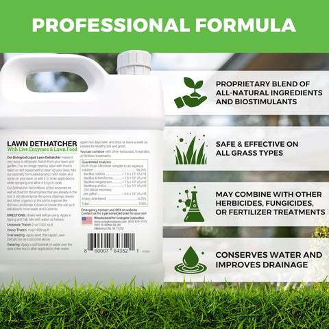 Covington Naturals application action with hose-end sprayer.