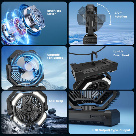 covozon misting fan packaging and storage friendly for travel
