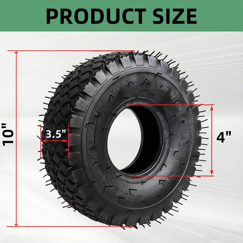 Covzoe outer tire tread close-up shows durable rubber for wear resistance.