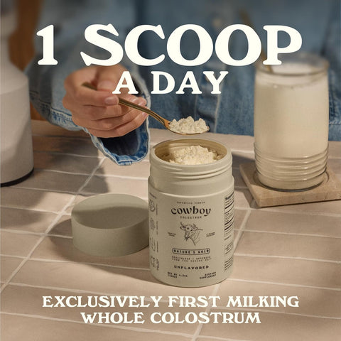 Cowboy Colostrum premium ethical sourcing from US farms