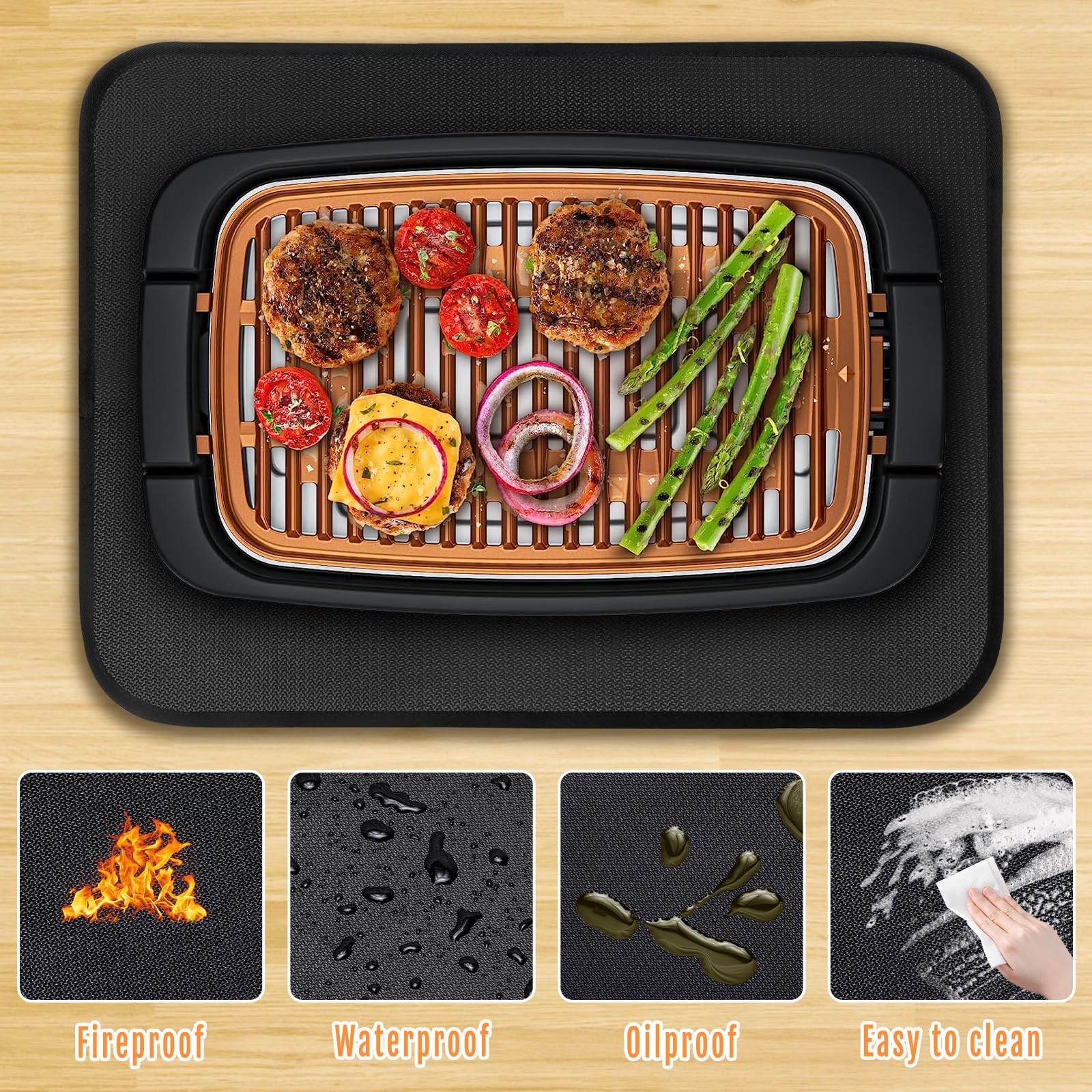 CowCity 4-layer fireproof construction with heat-resistant fiberglass core