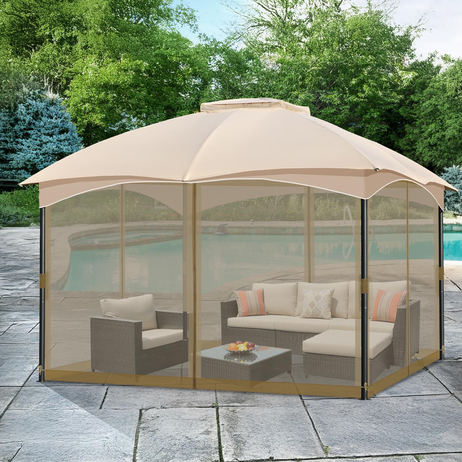 Weather-resistant COWVIE netting withstands outdoor conditions