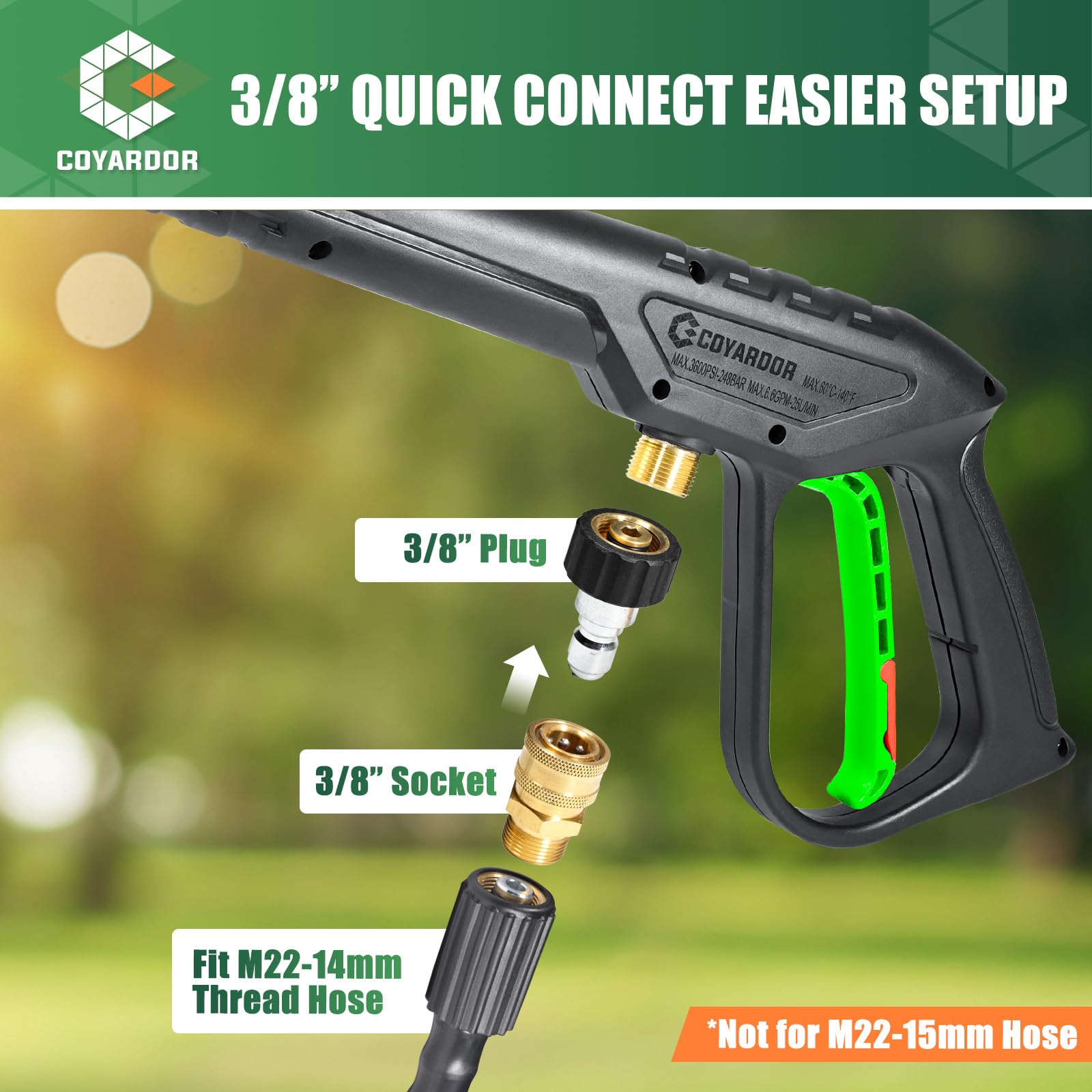 Coyardor barrel sleeve keeps nozzles organized on the gun
