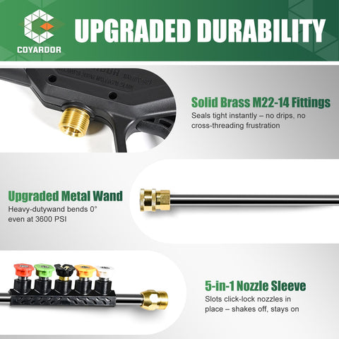 Coyardor metal extension wand provides extended reach