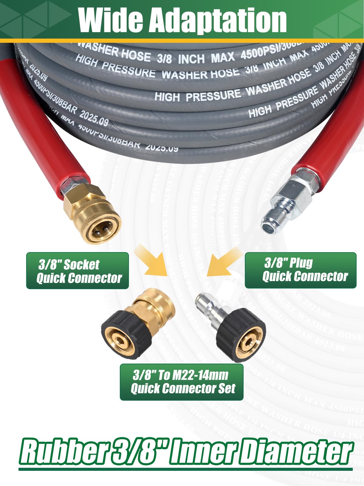 Coyardor kink-resistant flexible design supports smooth cleaning in tight spaces.