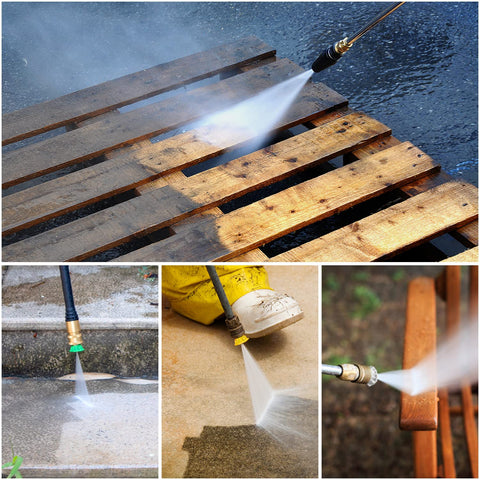 Coyardor pressure washer use cases: decks, boats, sidewalks