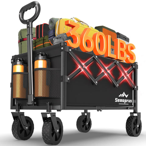 COZEER foldable wagon cart with compact design for easy daily hauling.