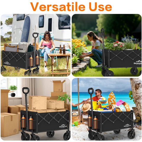COZEER versatile wagon for shopping, beach trips, camping, and sports.