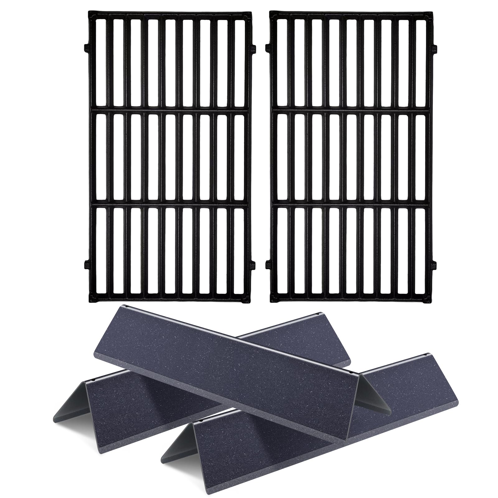 Cozilar cast iron grill grates for Weber Spirit—durable, precise fit.