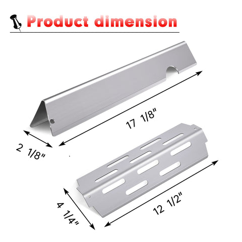 Cozilar flavorizer bar for Weber 66033—reliable flare protection