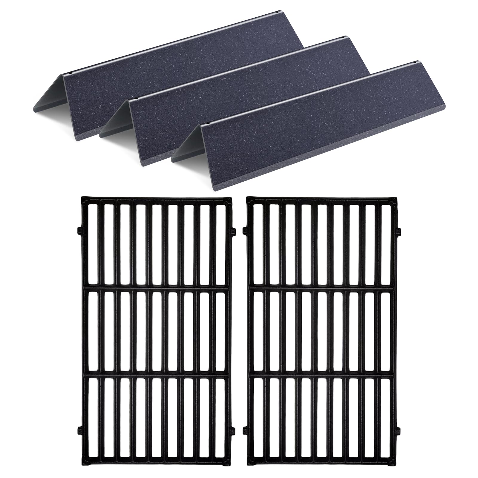Cozilar porcelain steel flavorizer bars for even heat and flavor.