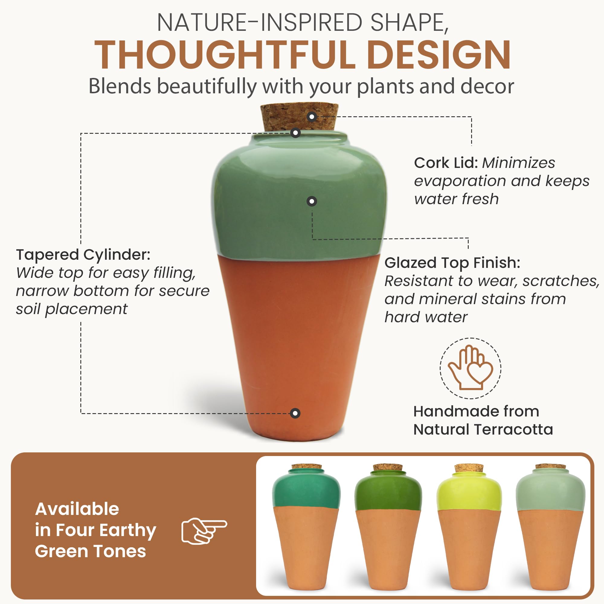Cozy Chrysalis reusable terracotta design for sustainable plant care
