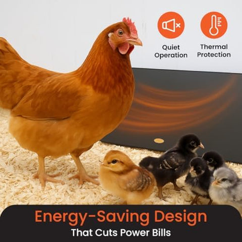 Cozy Coop heat surface reaches up to 170°F for targeted warmth