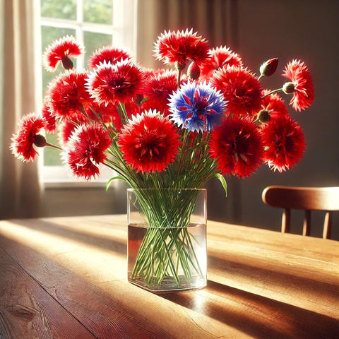 Cozy Crib direct-sow cornflower seeds into fertile soil for easy outdoor planting
