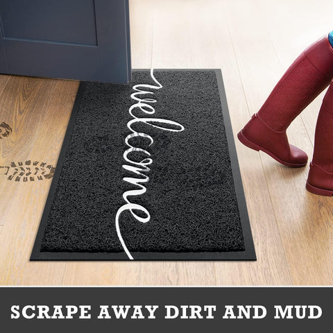 CozyBounty dirt-scrape surface removes mud from shoes effectively