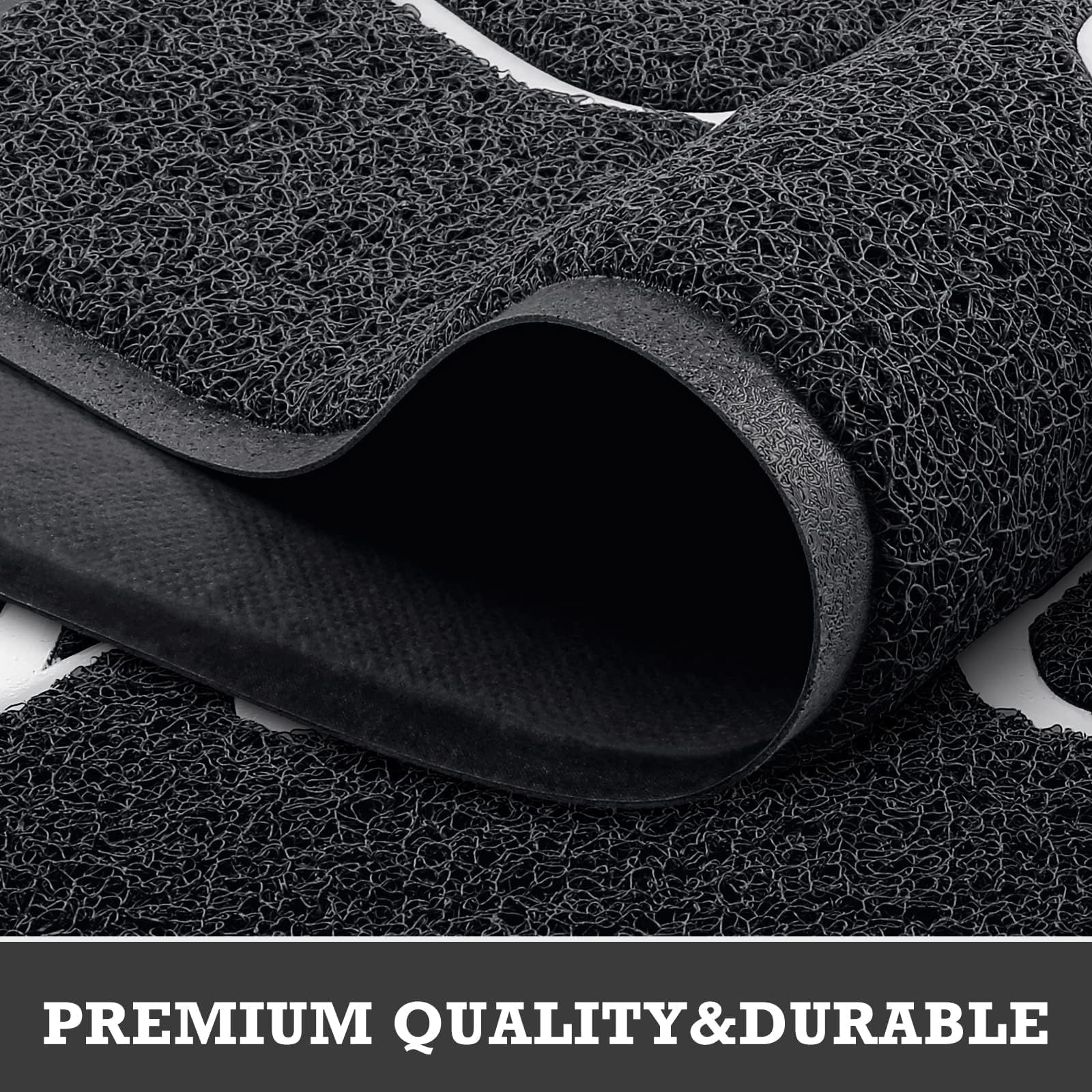 CozyBounty easy-clean mat cleans quickly with shaking or hose rinse