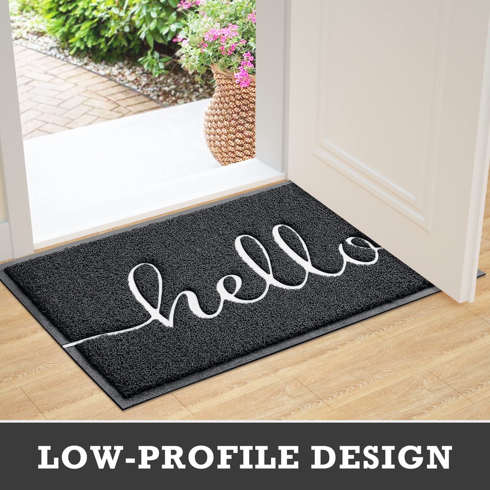 CozyBounty mat deployed in indoor/outdoor spaces for durability in high traffic.