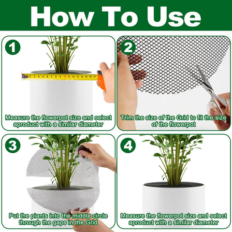 COZYDIG weather-resistant grid suitable for indoor and outdoor plant setups