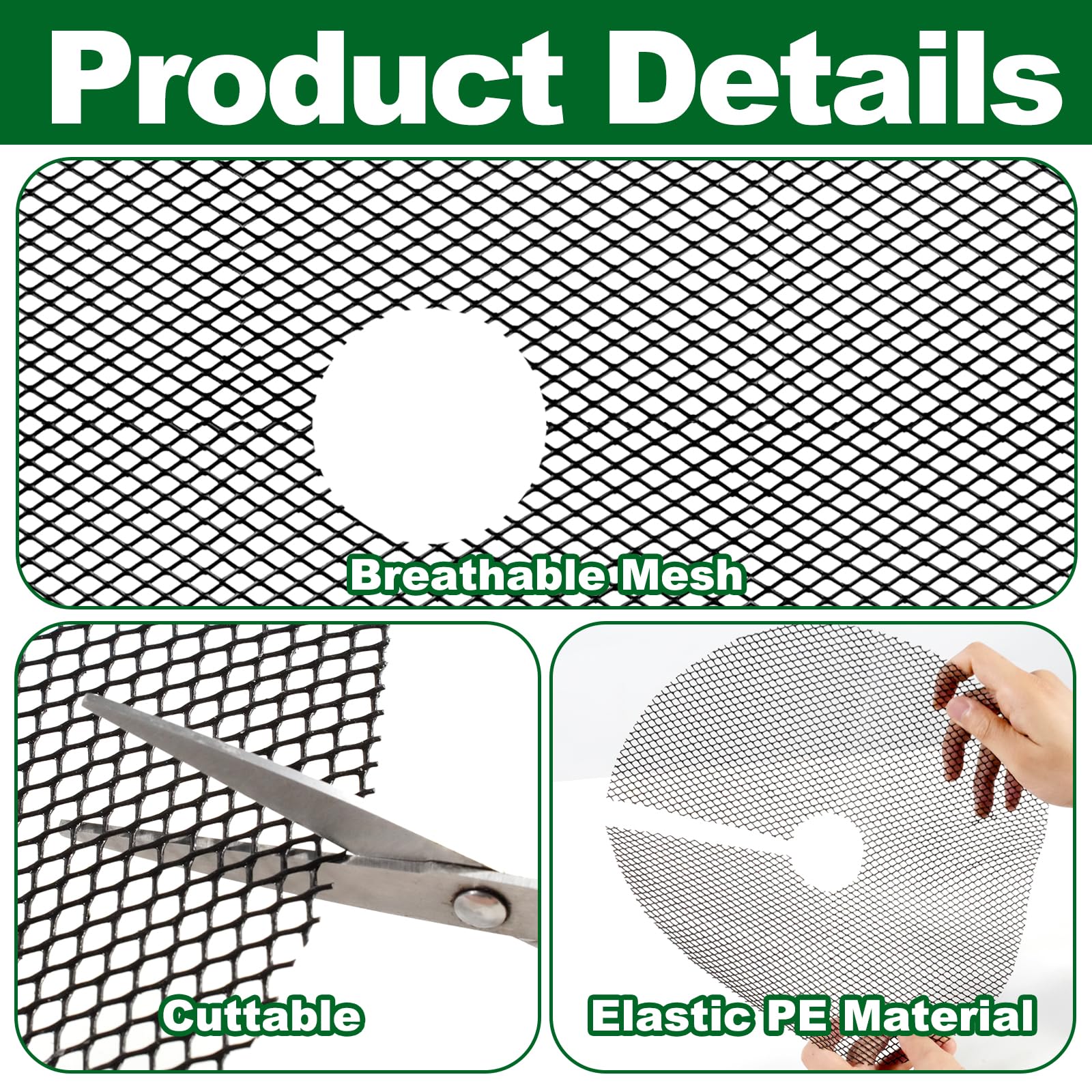 COZYDIG cuttable grid adapts to different pot sizes for a snug fit