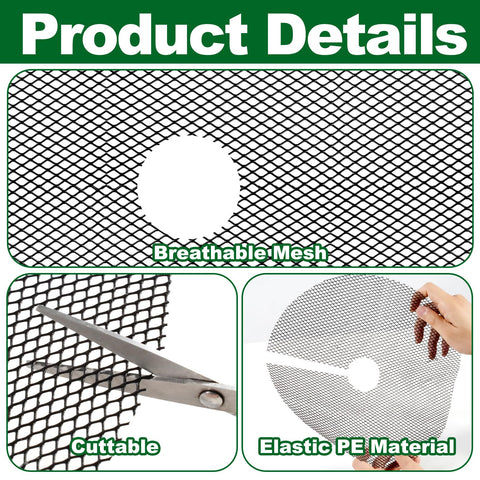 COZYDIG cuttable grid adapts to different pot sizes for a snug fit