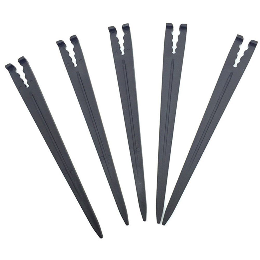 cozyou irrigation support stakes stabilize 1/4 inch drip tubing near plants