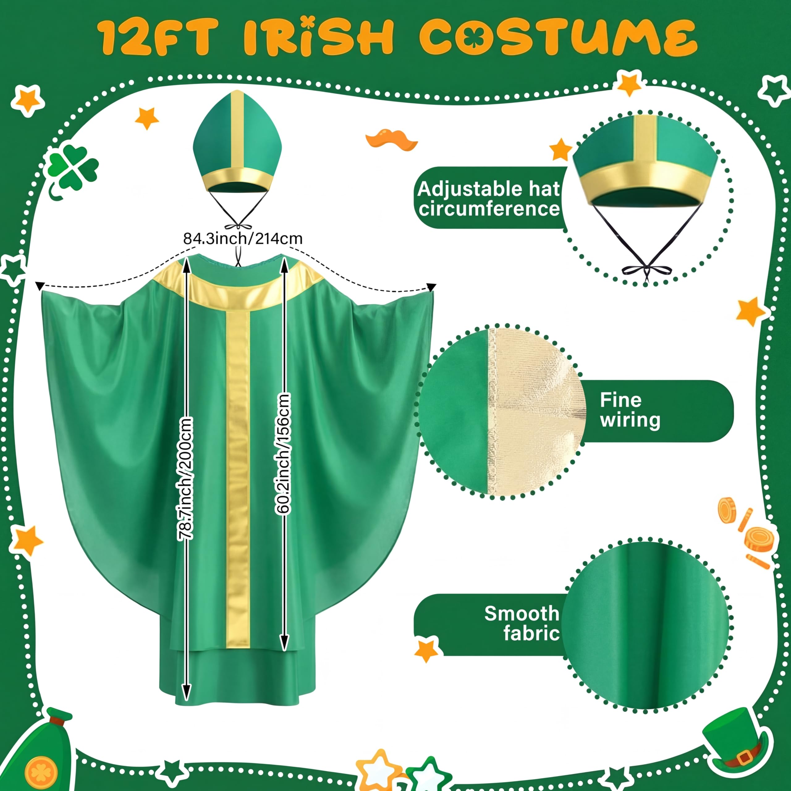 Cozypower skeleton scarecrow hat with elastic for secure wear.