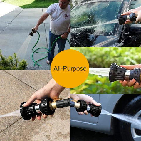 Cyprium leak-proof washer seals ensure a secure hose connection.