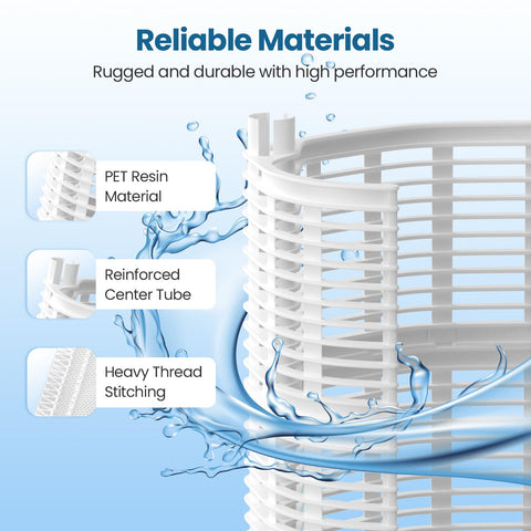 CPLIKE dense nylon mesh grid traps micro debris for clear water