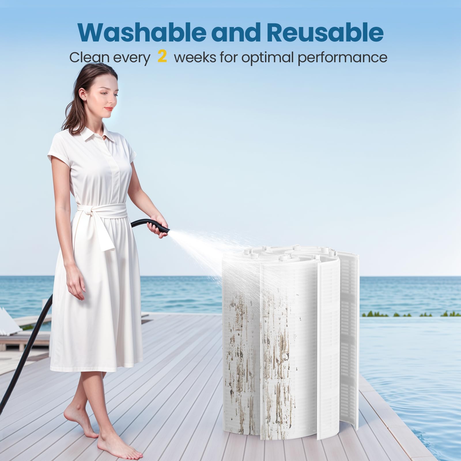 CPLIKE easy-clean removable grid simplifies maintenance after use