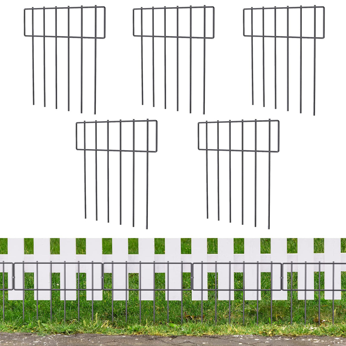 CPTC FLRAE animal barrier fence panel illustrating a compact garden border solution