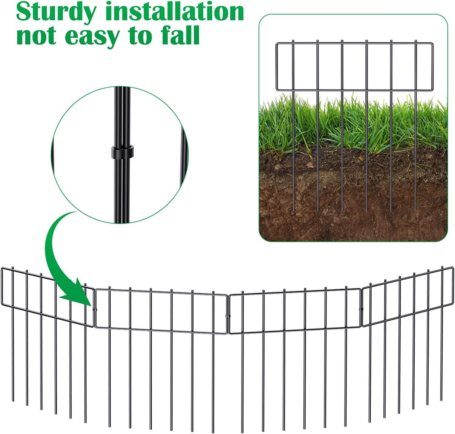CPTC FLRAE easy-install barrier shows hammer-in installation without digging