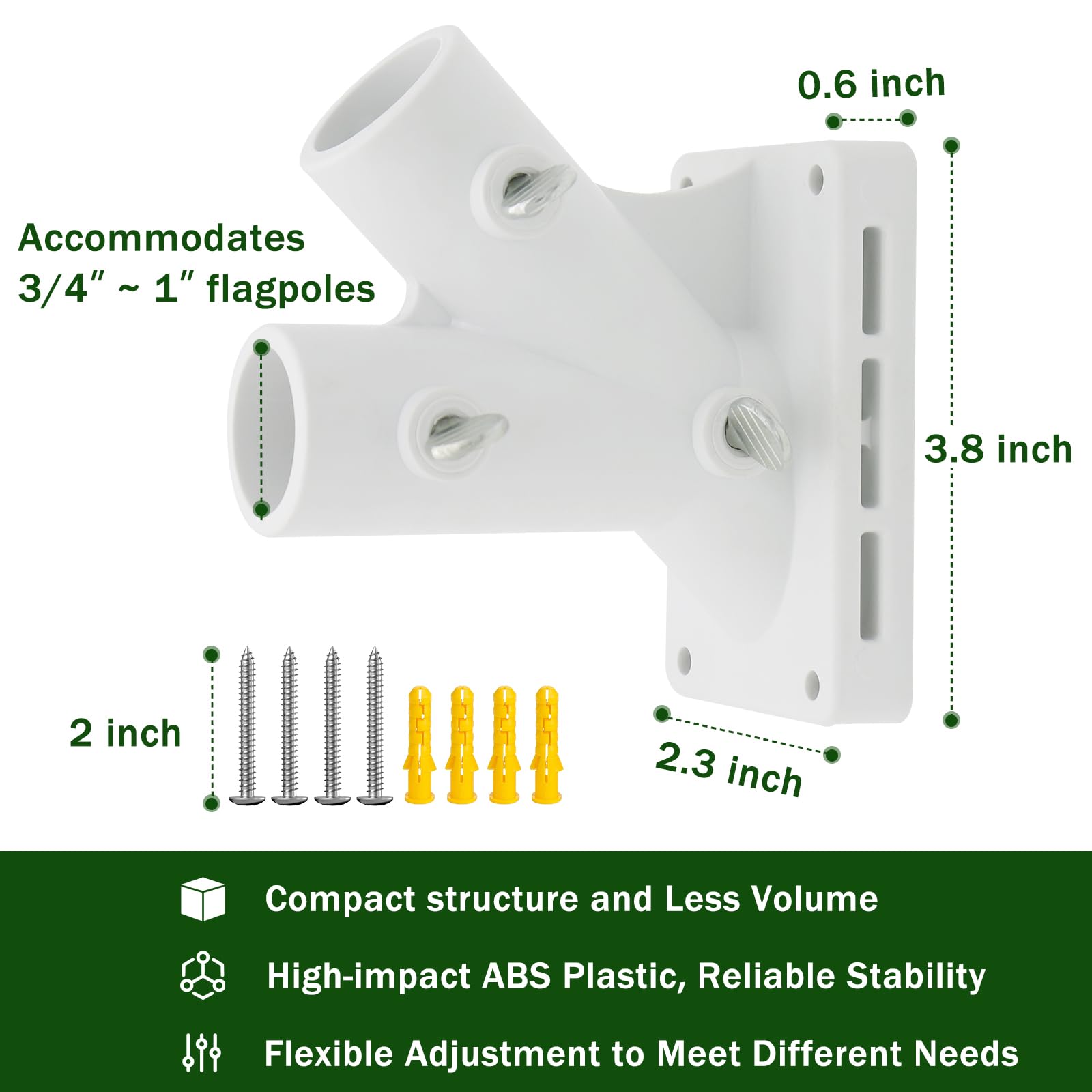 CQ Garden column straps offer flexible post mounting options