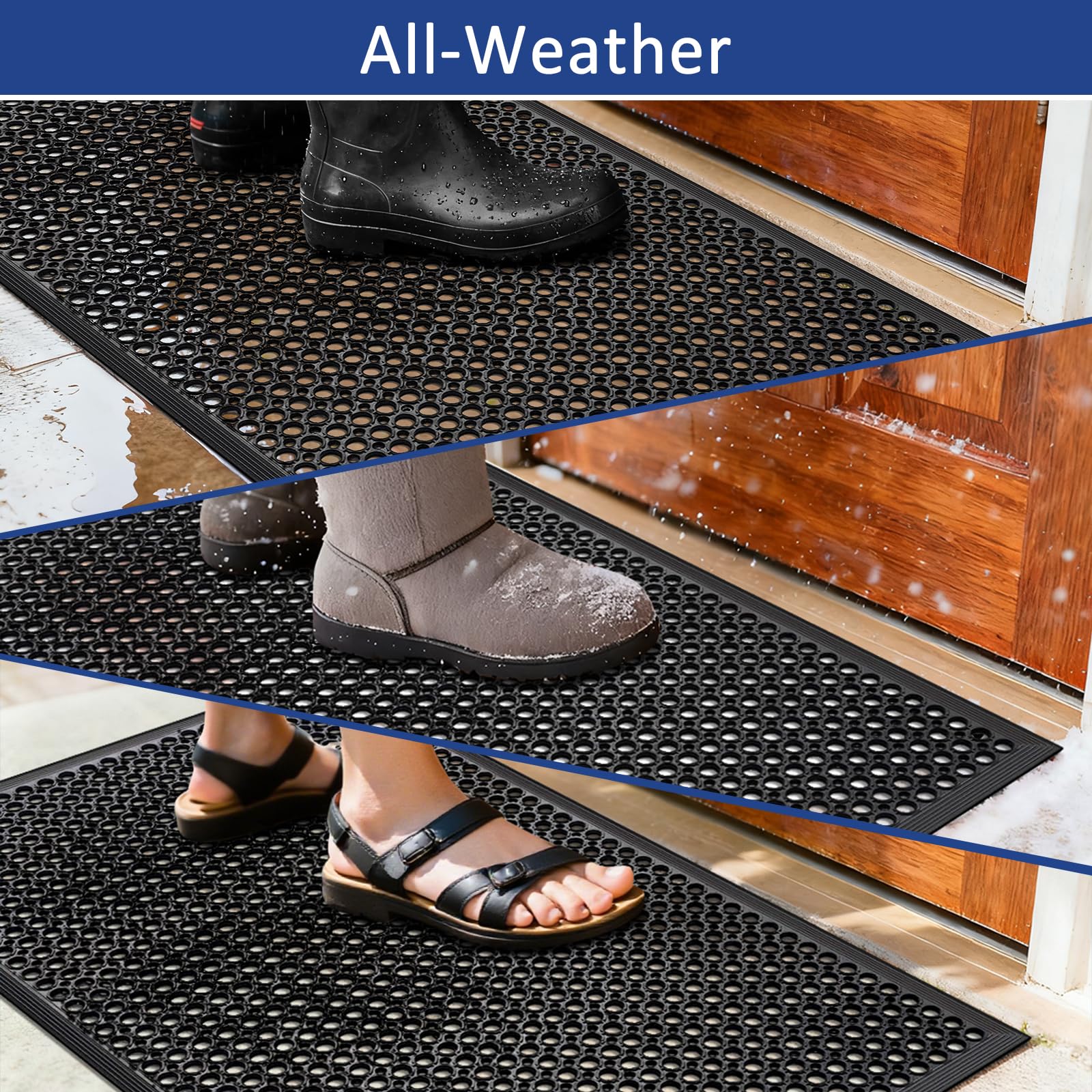 Crablux 36x60 outdoor mat protects floors in high-traffic areas